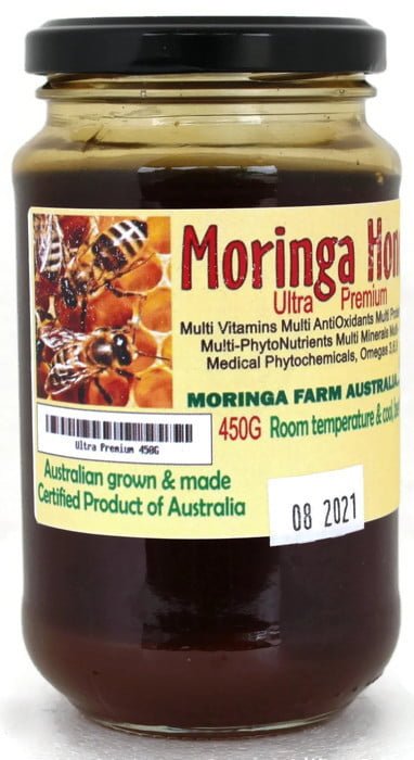 AUSTRALIAN Moringa HONEY 450G ULTRA Premium. Made To Order