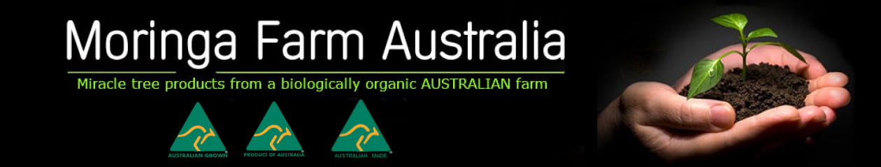 SHOP Australian, Organically Grown & Made Vegan Moringa HERE