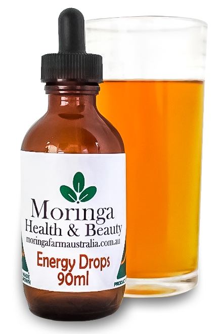 AUSTRALIAN Moringa concentrated Drops for NUTRIENT ENERGY Drinks 90ml, Made To Order