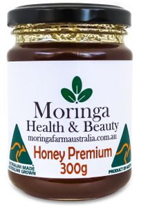 AUSTRALIAN Moringa HONEY 300G Premium. Not Vegan, Made To Order