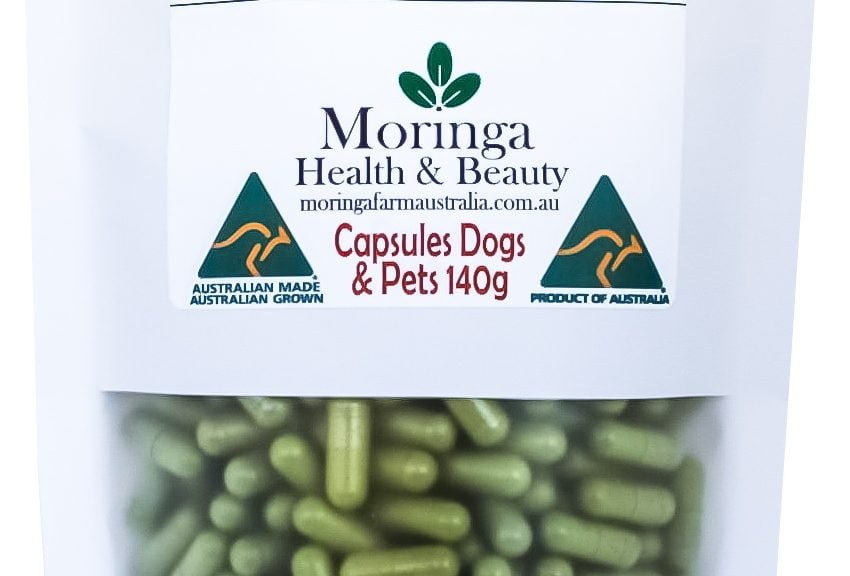 AUSTRALIAN Moringa - DOG CAPSULES (animals) 140G