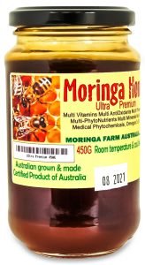 AUSTRALIAN Moringa HONEY 450G ULTRA Premium. Not Vegan, Made To Order