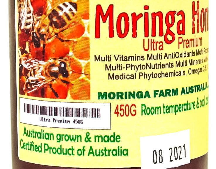 AUSTRALIAN Moringa HONEY 450G ULTRA Premium