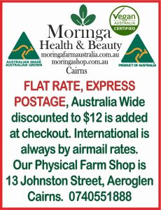 Weekly hand harvested, Daily Express Posted Australian Moringa, Cairns