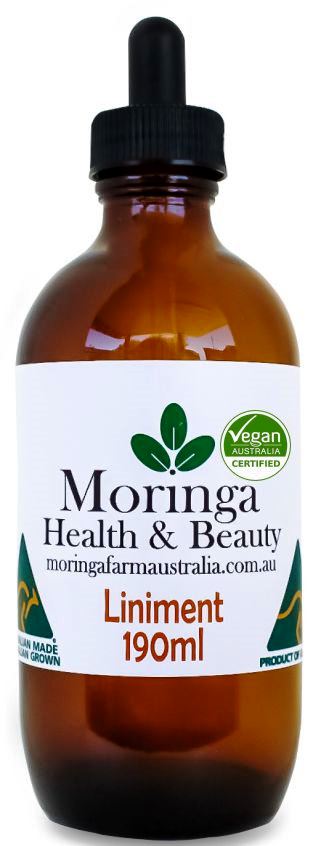 AUSTRALIAN Moringa LINIMENT 190ml - Anti-Inflammatory - athritic joints muscular ailments