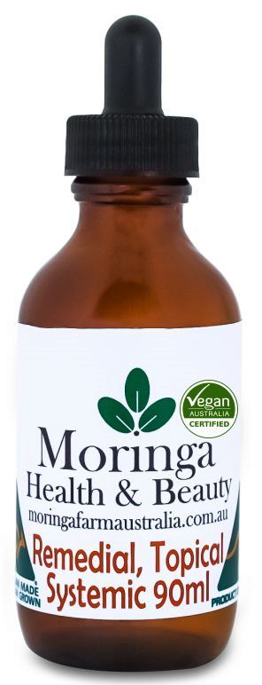 AUSTRALIAN Moringa REMEDIAL OIL (even for animals) 90ml - Systemic & Topical Healing Therapy