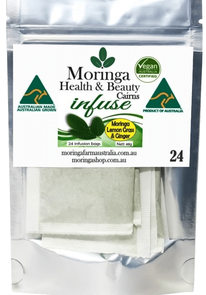 Moringa Australia T-Bags Moringa Leaf with Lemon Grass & Lemon X 24