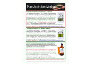 AUSTRALIAN Moringa POWDER 100G - Made To Order