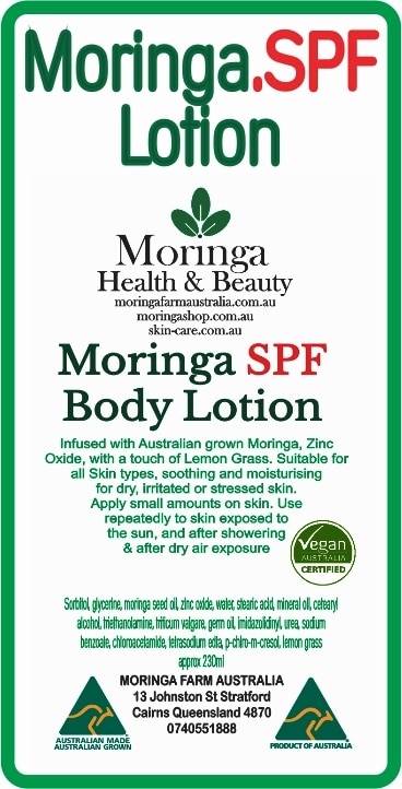 AUSTRALIAN Moringa SPF BODY MOISTURISING LOTION 230ml