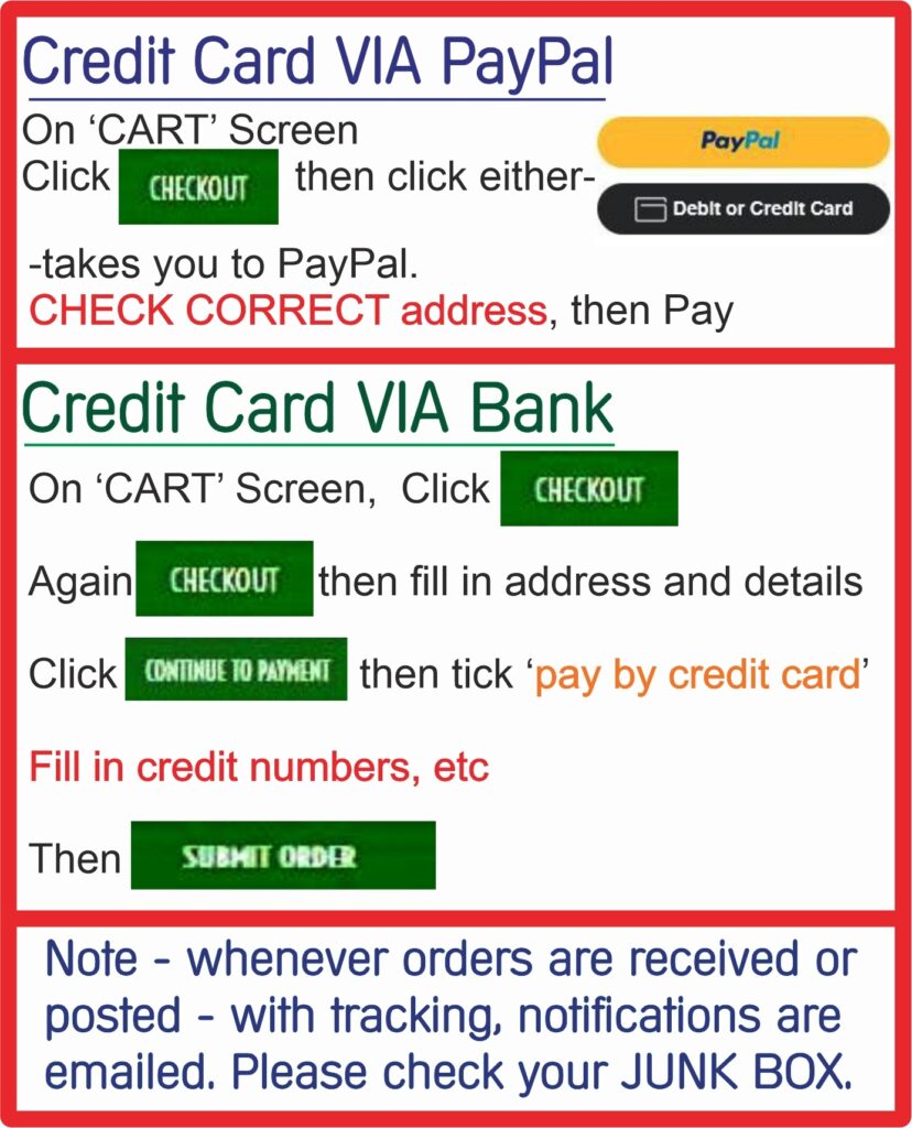 GUIDE Credit cards payments, Always Check your address at PayPal