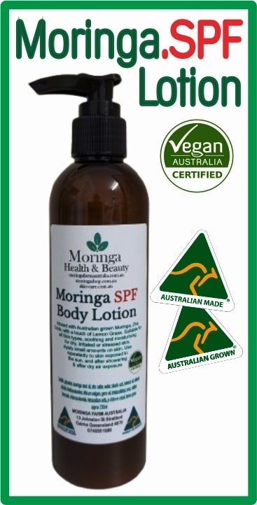 AUSTRALIAN Moringa SPF 30 BODY MOISTURISING LOTION 230ml