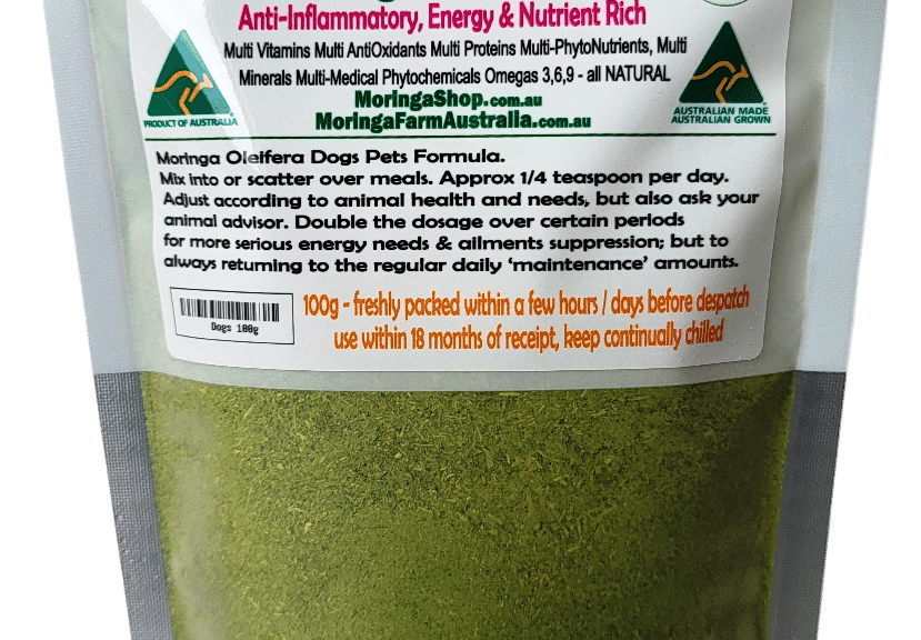 AUSTRALIAN Moringa DOGS & Animal Pets 100g