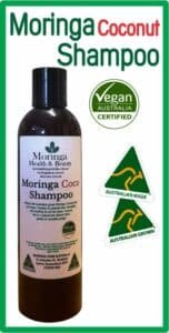 AUSTRALIAN Moringa and Coconut Gel HAIR SHAMPOO 230ml