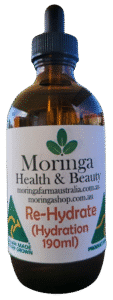 AUSTRALIAN Moringa for HANGOVERS, OVER-EXERTION, EXHAUSTION - Hydrating Electrolytes Concentrate 190ml