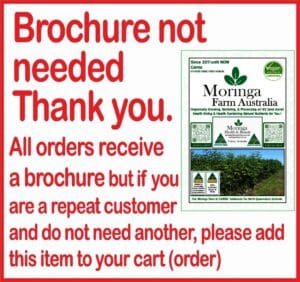 We are repeat customers. We wont need a brochure with this order. Lets save some trees.