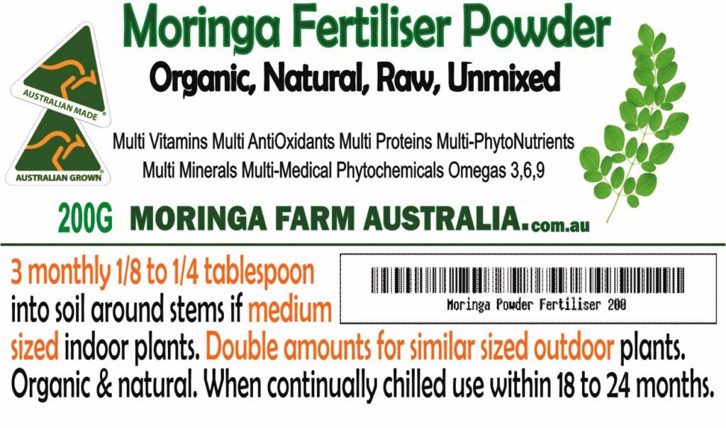 Australian MORINGA FERTILISERS – Liquid - Granules, Indoor/Outdoor Trees and Plant Fertilisers. COMING SOON